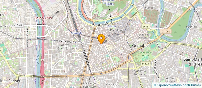 localisation de l'entreprise SA NAHMIAS IMMOBILIER  GRENOBLE