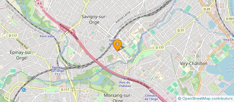 localisation de l'entreprise SA NAJI à SAVIGNY-SUR-ORGE