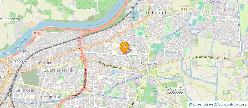 localisation de l'entreprise SA NEOS  LE PONTET