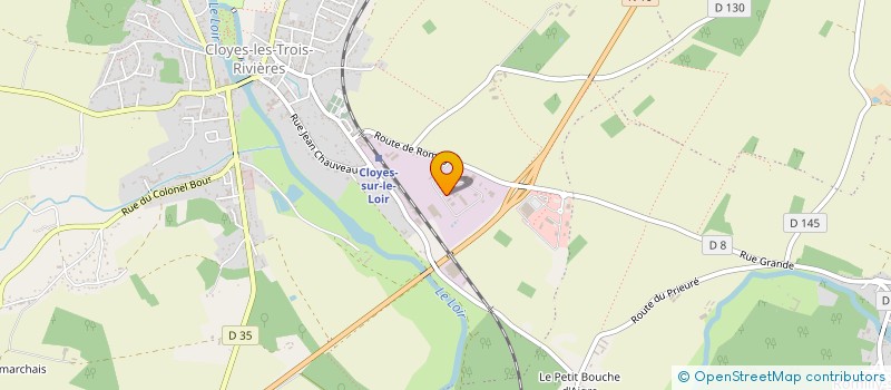 localisation de l'entreprise SA NITRAM à CLOYES-LES-TROIS-RIVIERES