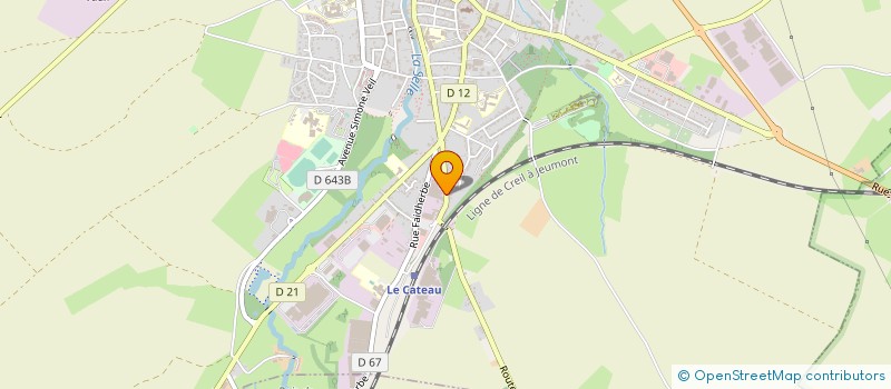 localisation de l'entreprise SA NORAIL  LE CATEAU-CAMBRESIS