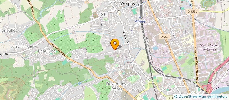 localisation de l'entreprise SA NOUVELL EXPLOIT CLINIQUE LES BERCEAUX à WOIPPY