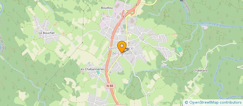 localisation de l'entreprise SA NOUVELLE FORGE BARDON à SAINT-MAURICE-DE-LIGNON