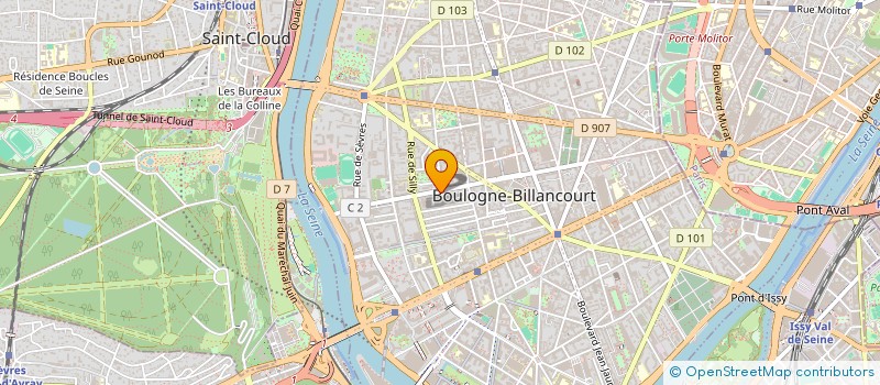 localisation de l'entreprise SA NOVINIT  BOULOGNE-BILLANCOURT