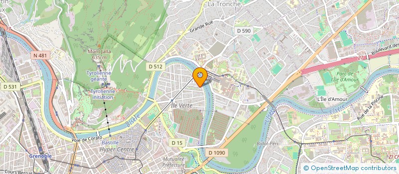 localisation de l'entreprise SA & OL  GRENOBLE