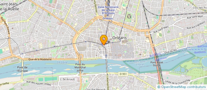 localisation de l'entreprise SA OLIVIA à ORLEANS