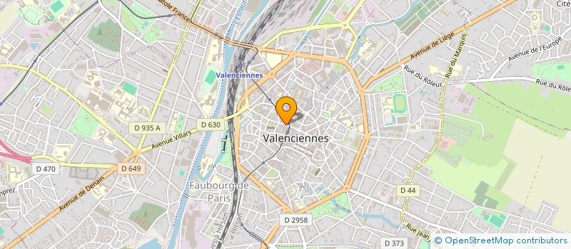 localisation de l'entreprise SA OPTIQUE SUIN à VALENCIENNES