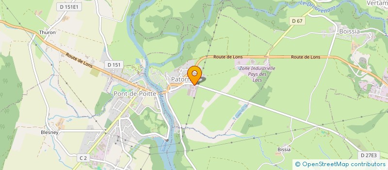 localisation de l'entreprise SA PAGET APPROBOIS à PATORNAY