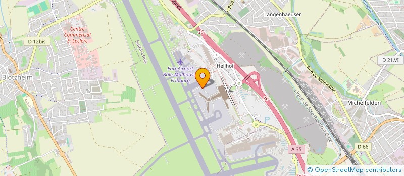 localisation de l'entreprise SA PANALPINA à SAINT-LOUIS