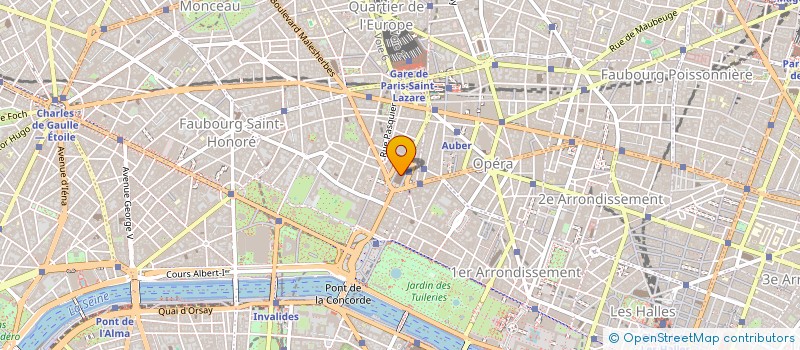 localisation de l'entreprise SA PARISIENNE IMMOBILIERE  PARIS