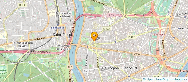 localisation de l'entreprise SA PARTNERS FILM COMPANY à BOULOGNE-BILLANCOURT