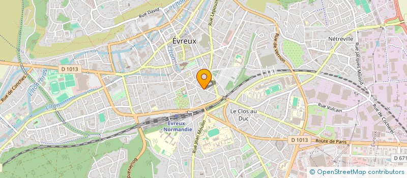 localisation de l'entreprise SA PARVIS DISTRIBUTION à EVREUX