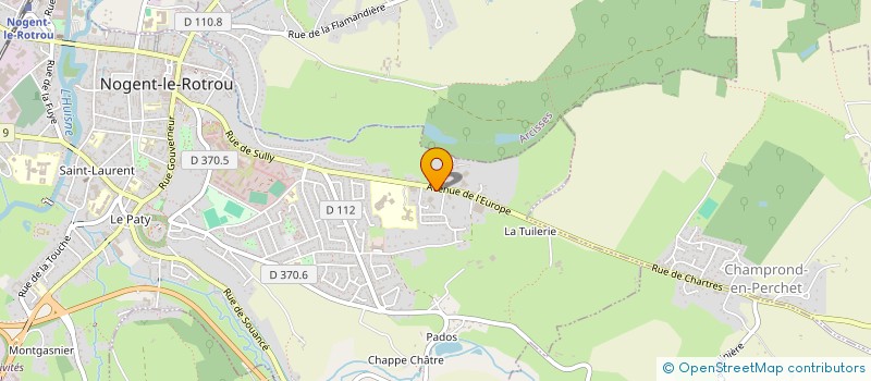 localisation de l'entreprise SA PATY AUTOMOBILES à NOGENT-LE-ROTROU