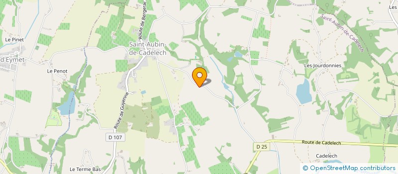 localisation de l'entreprise SA PERIAL à ST AUBIN DE CADELECH