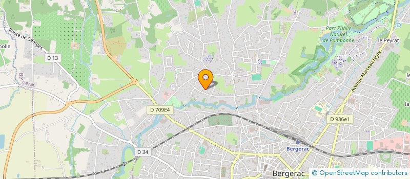 localisation de l'entreprise SA PERIGORD SURGEL à BERGERAC