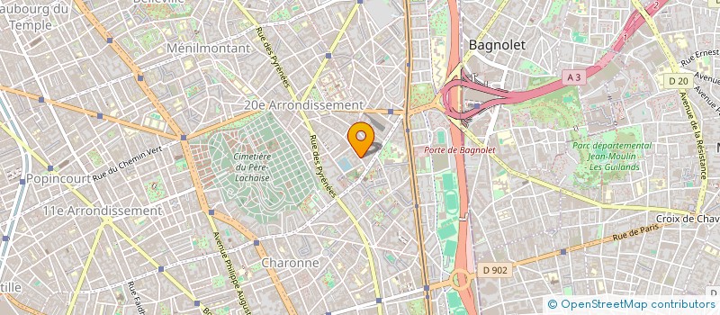 localisation de l'entreprise SA PERILIE à PARIS