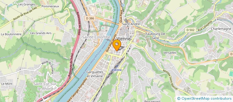 localisation de l'entreprise SA PERRIN ET CIE QUINCAILLERIE à VIENNE
