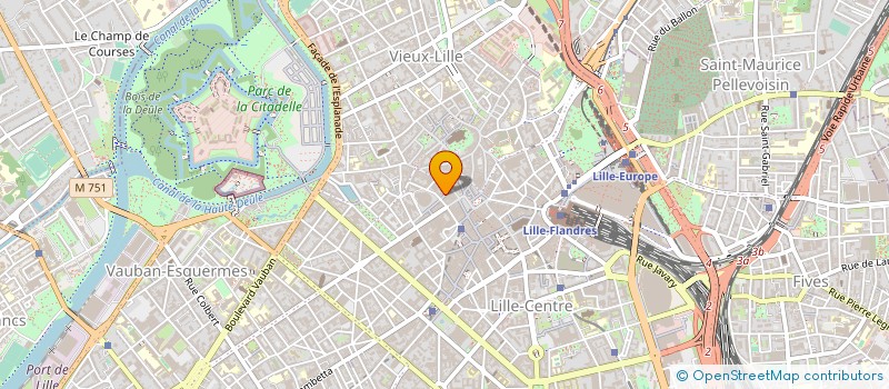 localisation de l'entreprise SA PHENIX RESTAURATION  LILLE