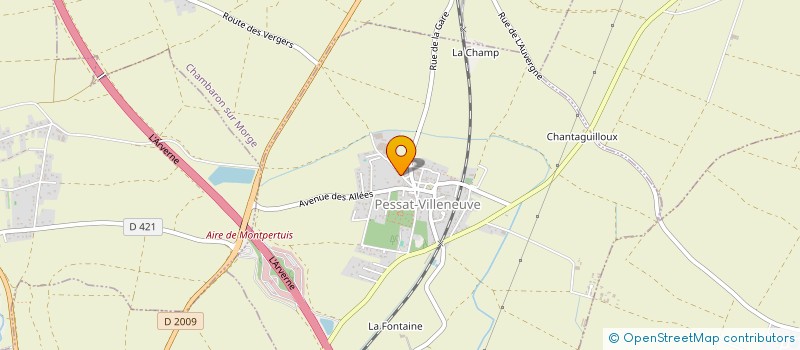 localisation de l'entreprise SA PLASTYROBEL  PESSAT-VILLENEUVE