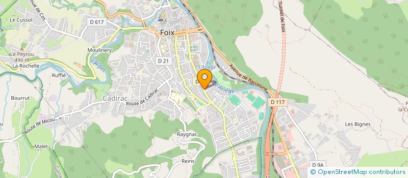 localisation de l'entreprise SA PME GESTION à FOIX