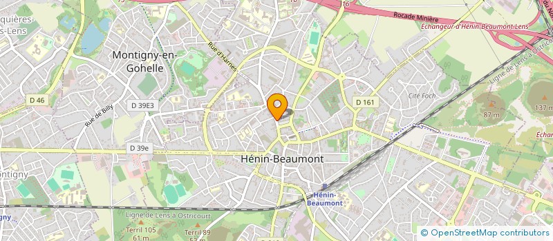 localisation de l'entreprise SA POISSONNERIE DEVELAY à HENIN-BEAUMONT