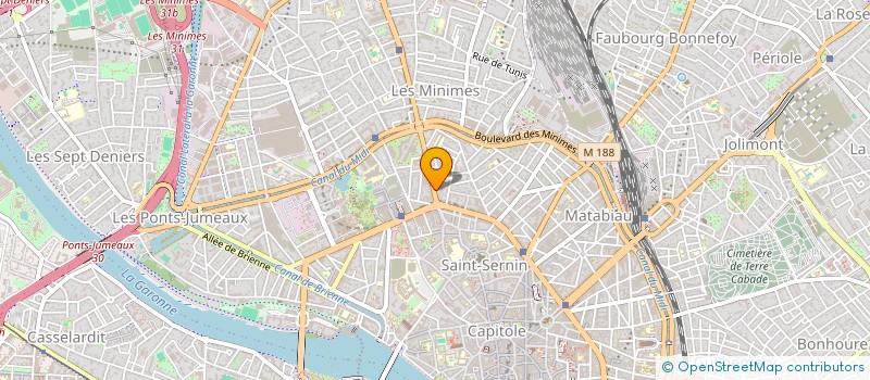localisation de l'entreprise SA POLLUX à TOULOUSE
