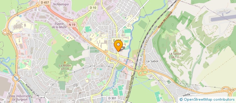 localisation de l'entreprise SA PONTADIS à VESOUL