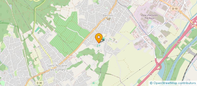 localisation de l'entreprise SA PPGI  BERNIN