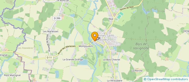 localisation de l'entreprise SA PRELY à VARENNES-SAINT-SAUVEUR