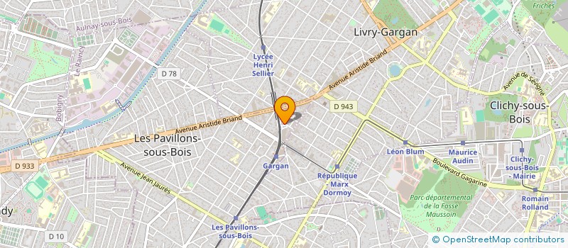 localisation de l'entreprise SA PRO F à LES PAVILLONS-SOUS-BOIS