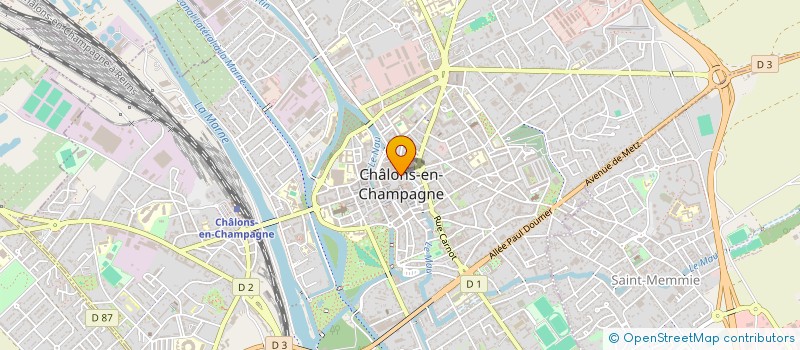 localisation de l'entreprise SA PRODREN à CHALONS-EN-CHAMPAGNE