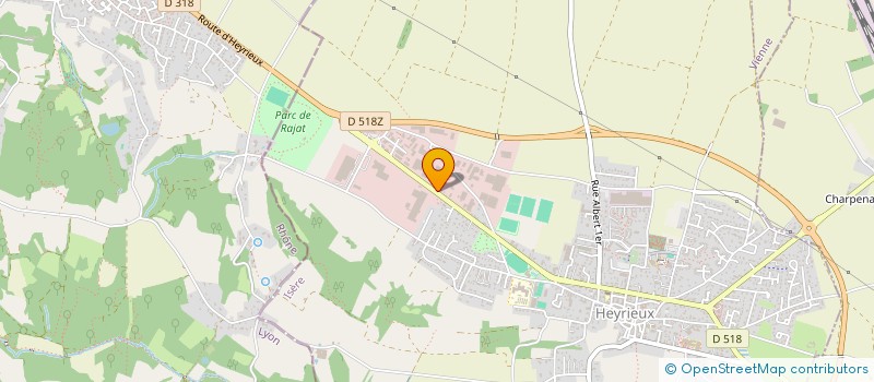 localisation de l'entreprise SA PROGESTIM  GENAS