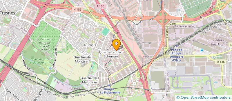localisation de l'entreprise SA PROMAFRUIT à RUNGIS
