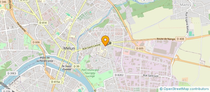 localisation de l'entreprise SA PROMOTION à MELUN