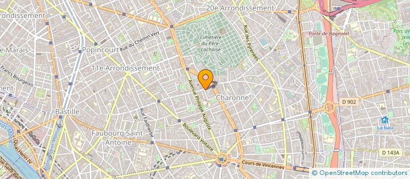 localisation de l'entreprise SA PROTHELEM à PARIS