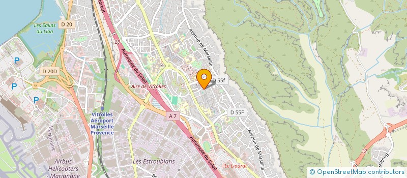 localisation de l'entreprise SA PROVENTEC à VITROLLES