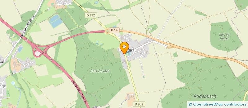 localisation de l'entreprise SA PRUD'HOMME à HAVANGE