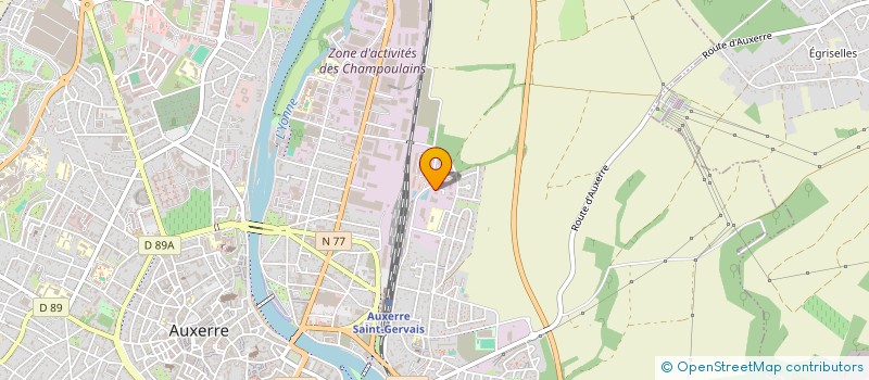 localisation de l'entreprise SA RADIATEURS MARCHAND à AUXERRE