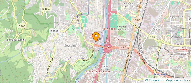 localisation de l'entreprise SA RADIX ET SERRATRICE à SEYSSINS
