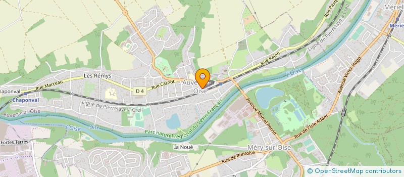 localisation de l'entreprise SA RAVOUX VAN GOGH DEVELOPPEMENT à AUVERS-SUR-OISE