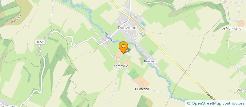 localisation de l'entreprise SA REMY  DOUVREND