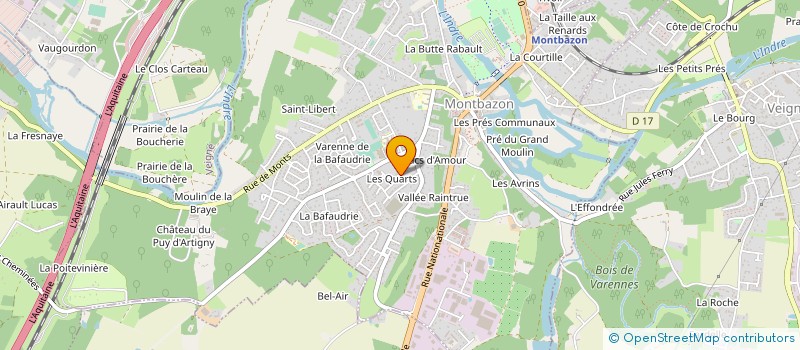 localisation de l'entreprise SA RENOV à GENNEVILLIERS