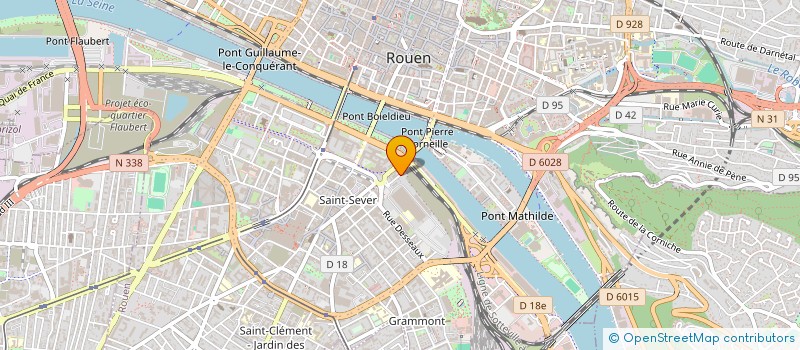 localisation de l'entreprise SA RENOV à ROUEN