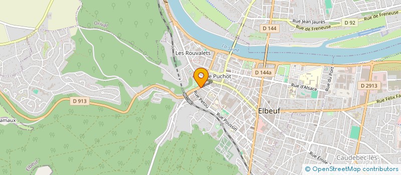 localisation de l'entreprise SA RENOV à ELBEUF