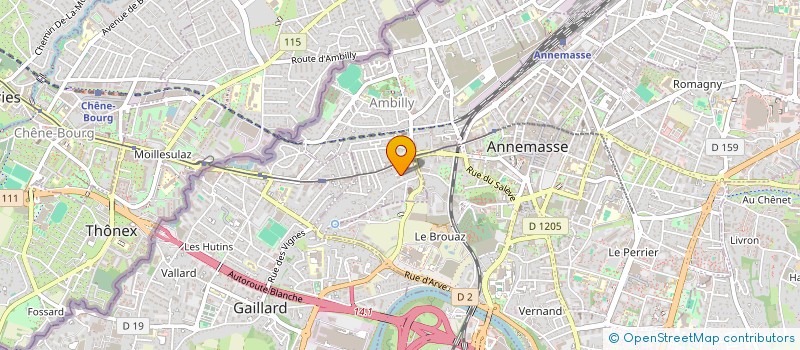 localisation de l'entreprise SA RENOVATION  AMBILLY