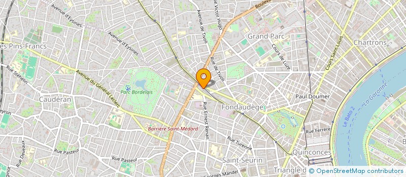 localisation de l'entreprise SA RESIDENCES  BORDEAUX