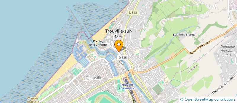 localisation de l'entreprise SA RESTAURANT LA MARINE à TROUVILLE-SUR-MER
