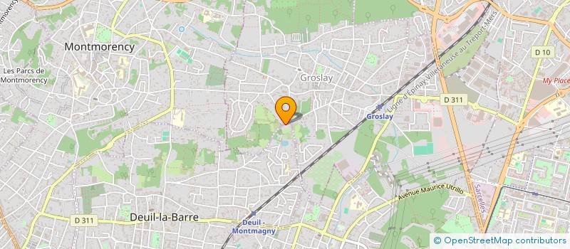 localisation de l'entreprise SA RESTAURATION  DEUIL-LA-BARRE