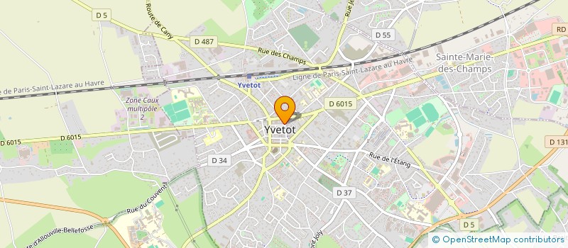 localisation de l'entreprise SA RESTAURATION EXPLOITATION HOTELLIERE à YVETOT