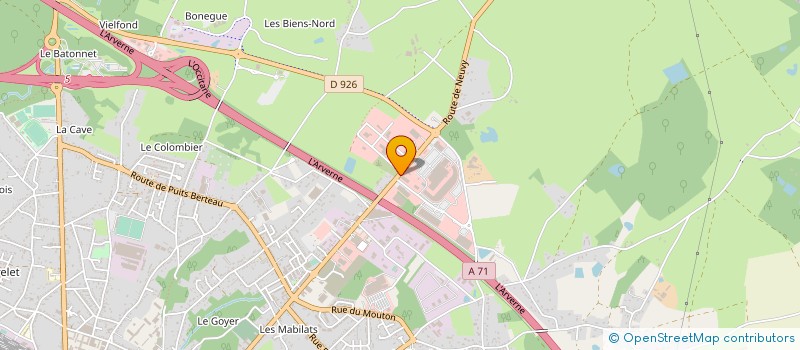 localisation de l'entreprise SA RETOTUB MEDITERRANEE à VIERZON